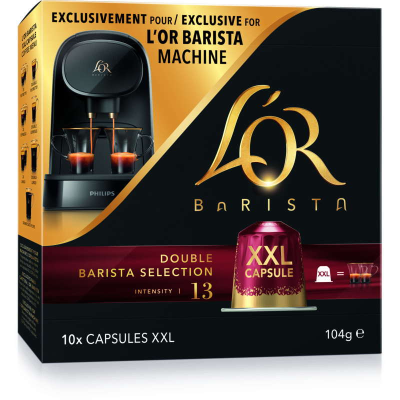Een afbeelding van L'OR Barista double selection XXL capsules
