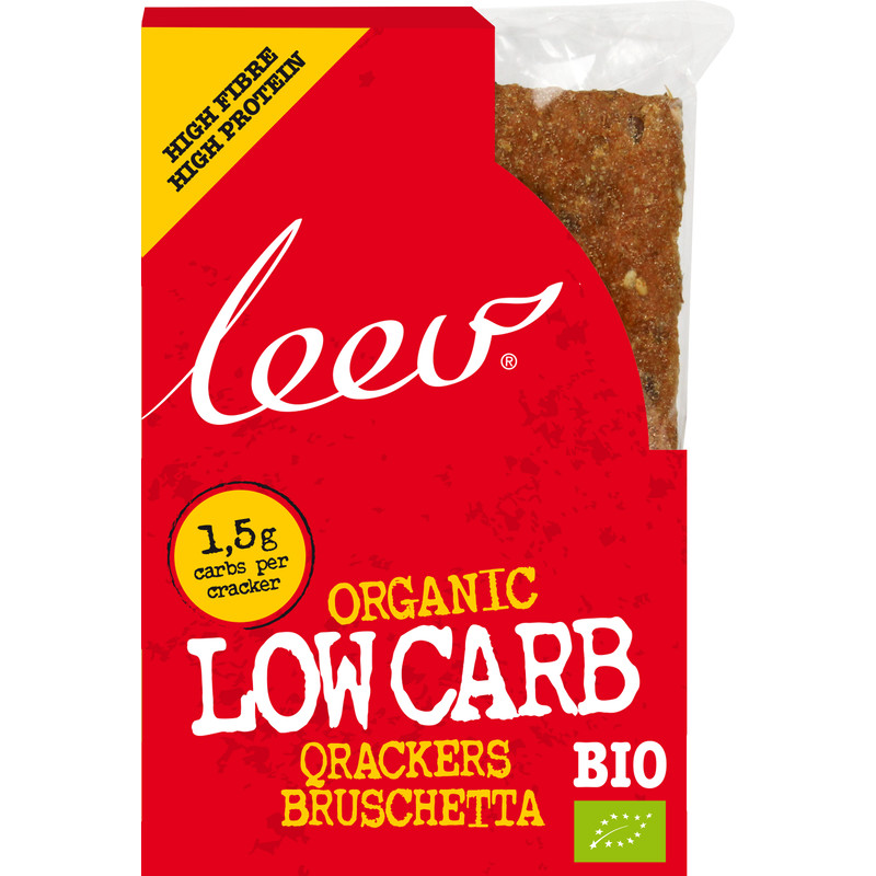 Een afbeelding van Leev Biologische low carb qrackers bruschetta