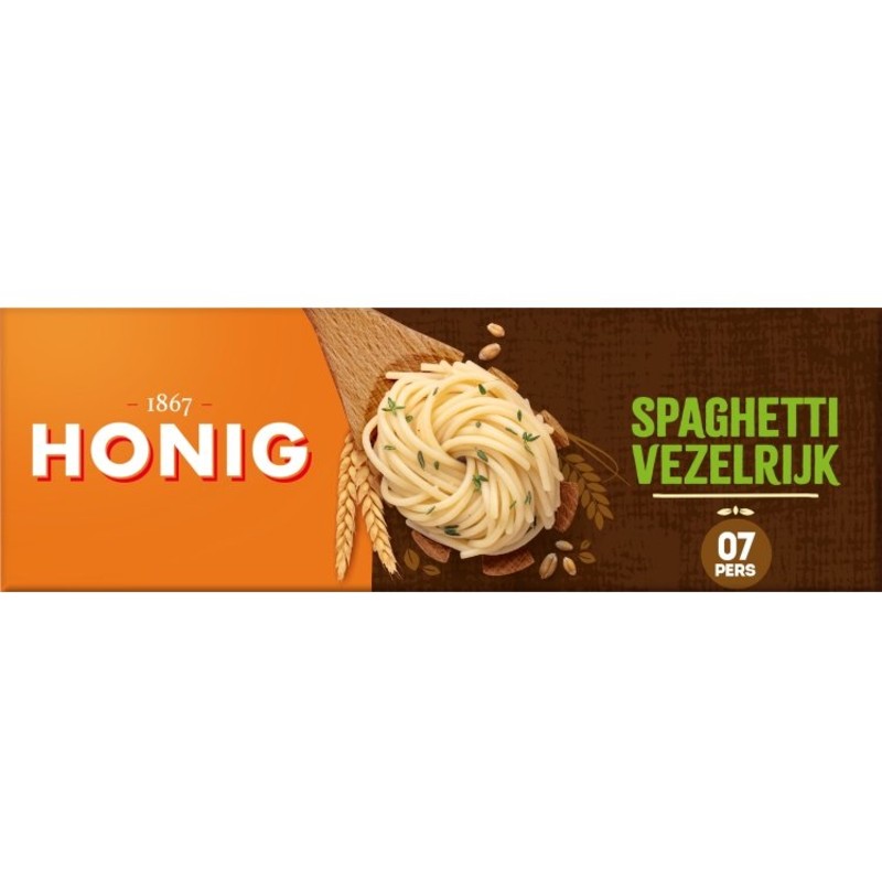 Een afbeelding van Honig Spaghetti vezelrijk