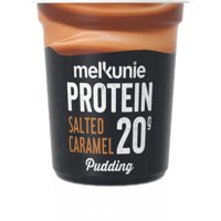 Een afbeelding van Melkunie Protein pudding karamel zeez. lactosevr.