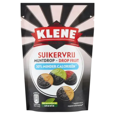 pdp-image-Klene Suikervrij muntdrop drop fruit