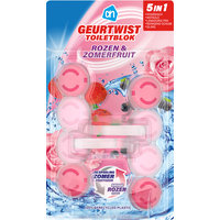 Een afbeelding van AH Geurtwist toiletblok rozen & zomerfruit