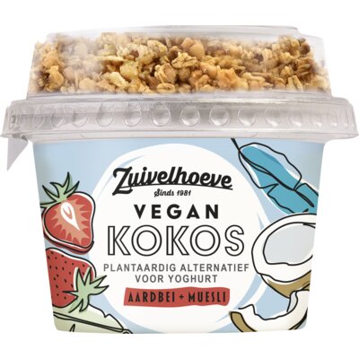 pdp-image-Zuivelhoeve Vegan kokos aardbei muesli
