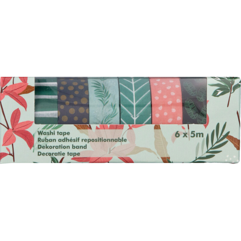 Een afbeelding van Hoomark Washi tape goud en zilver