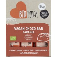 Een afbeelding van BioToday Vegan choco bar karamel