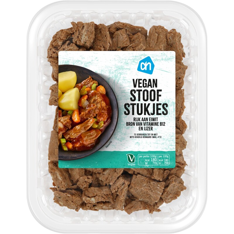 Een afbeelding van AH Vegan stoofstukjes