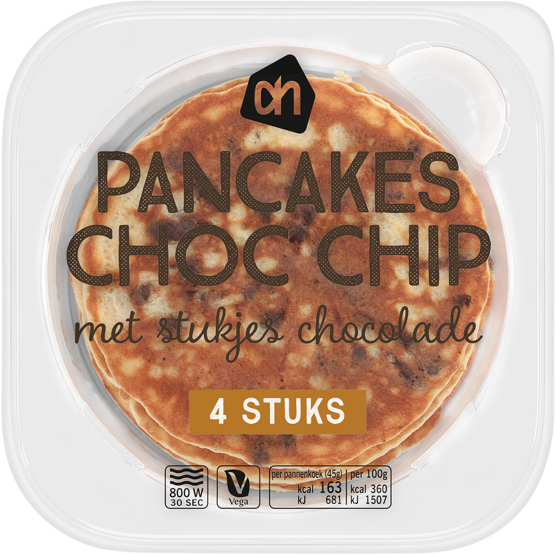 Een afbeelding van AH Pancake choc chip