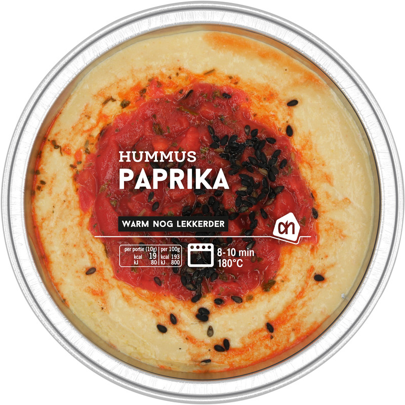 Een afbeelding van AH Hummus paprika