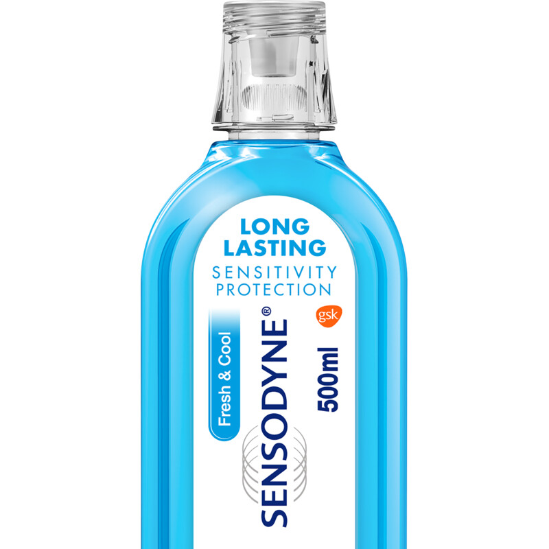 Een afbeelding van Sensodyne Fresh & cool mondwater gevoelige tanden
