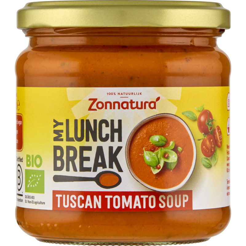 Een afbeelding van Zonnatura My lunch break tuscan tomato soup