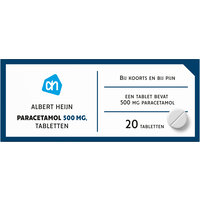 Een afbeelding van AH Paracetamol 500mg tabletten