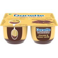 Een afbeelding van Danette Double saveurs chocolat & vanille bel