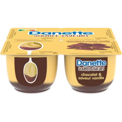 pdp-image-Danette Double saveurs chocolat & vanille bel