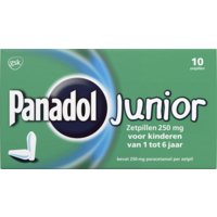 Een afbeelding van Panadol Junior zetpillen 250 mg voor kinderen