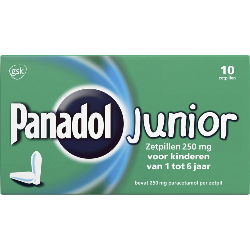 Een afbeelding van Panadol Junior zetpillen 250 mg voor kinderen