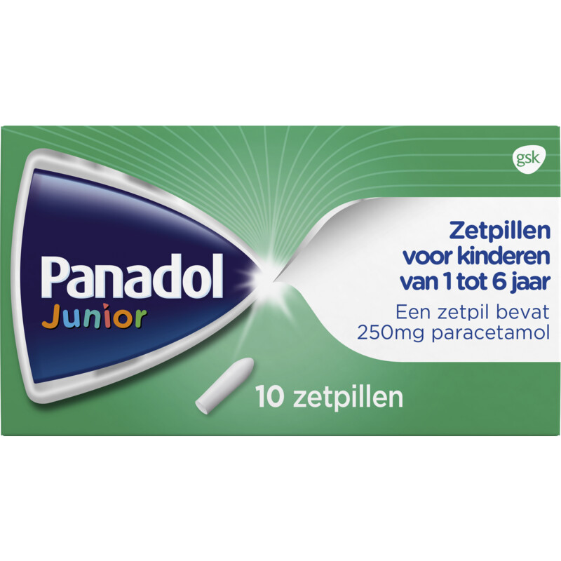 Een afbeelding van Panadol Junior zetpillen