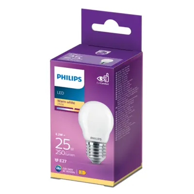pdp-image-Philips Led fil kogel mat E27 25W
