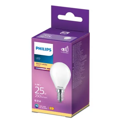pdp-image-Philips Led fil kogel mat E14 25W