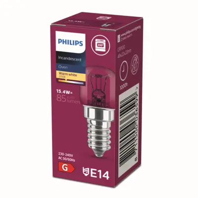 pdp-image-Philips Gls ovenlamp 15,4watt
