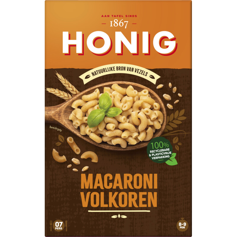 Een afbeelding van Honig Macaroni volkoren