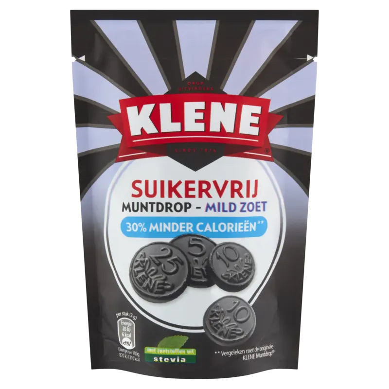 Klene Suikervrij muntdrop