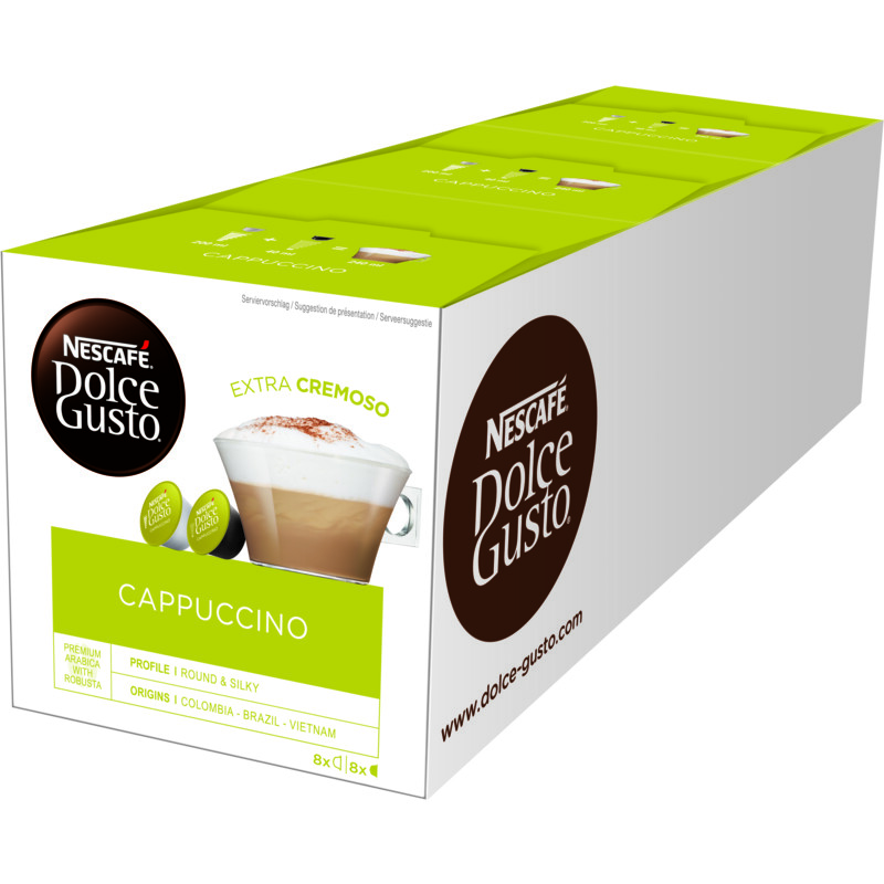 Een afbeelding van Nescafé Dolce Gusto Cappuccino capsules