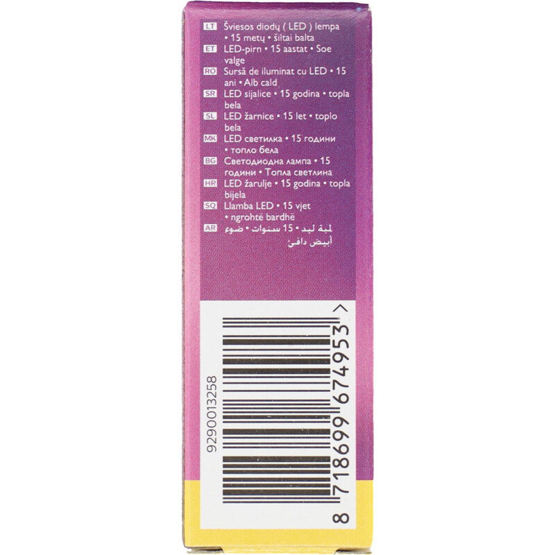 Een afbeelding van Philips Led fil T25 mat E14 25W