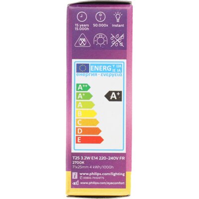 pdp-image-Philips Led fil T25 mat E14 25W