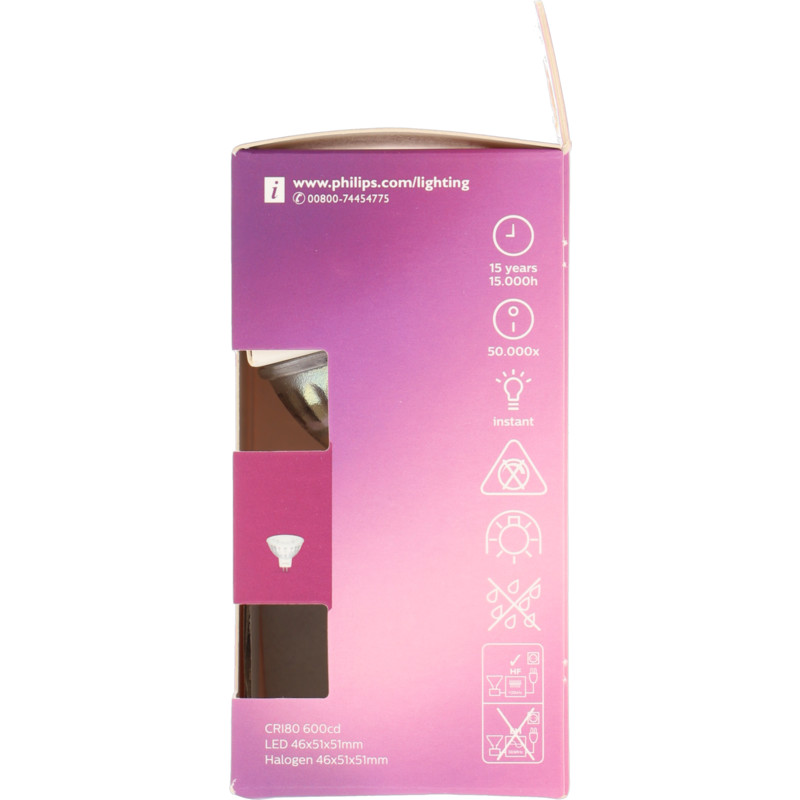 Een afbeelding van Philips Led spot GU5.3 20W