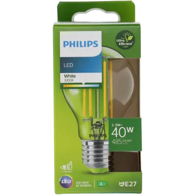 pdp-image-Philips Led fil standaard helder E27 40W