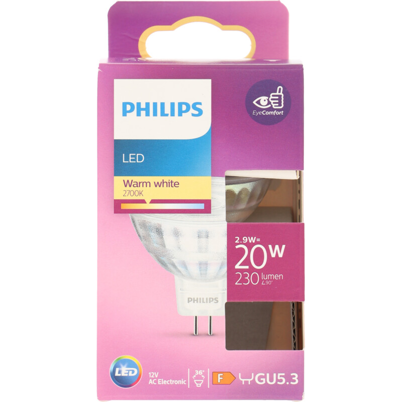 Een afbeelding van Philips Led spot GU5.3 20W