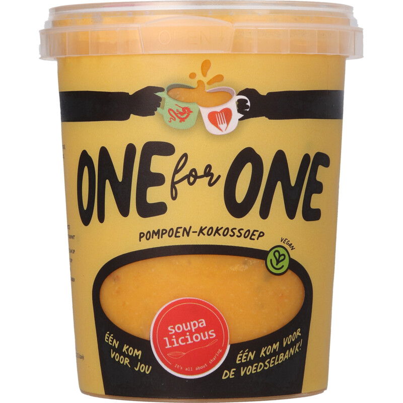 Een afbeelding van Soupalicious Pompoen kokossoep