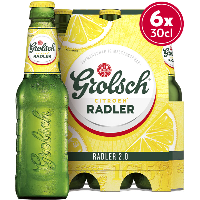 Een afbeelding van Grolsch Radler citroen 2.0 6-pack