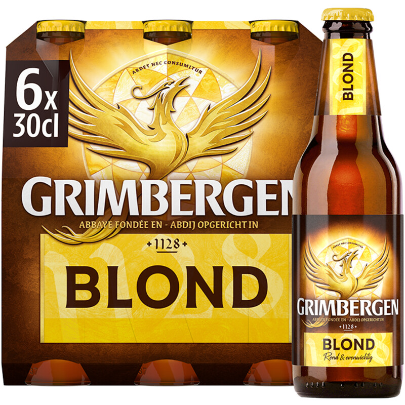 Grimbergen Blond fles 6x30cl