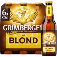Een afbeelding van Grimbergen Blond fles 6x30cl