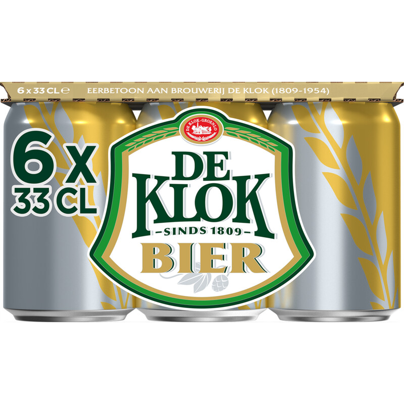 Een afbeelding van De Klok Bier 6-pack