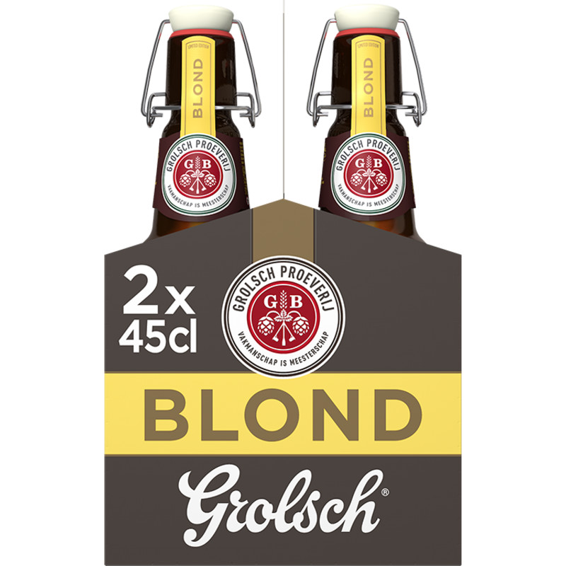 Een afbeelding van Grolsch Blond 2-pack