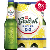Een afbeelding van Grolsch Radler citroen alcoholvrij 0.0 6-pack