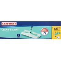 Een afbeelding van Leifheit Vloerwisser set clean&away 5 stofdoekjes