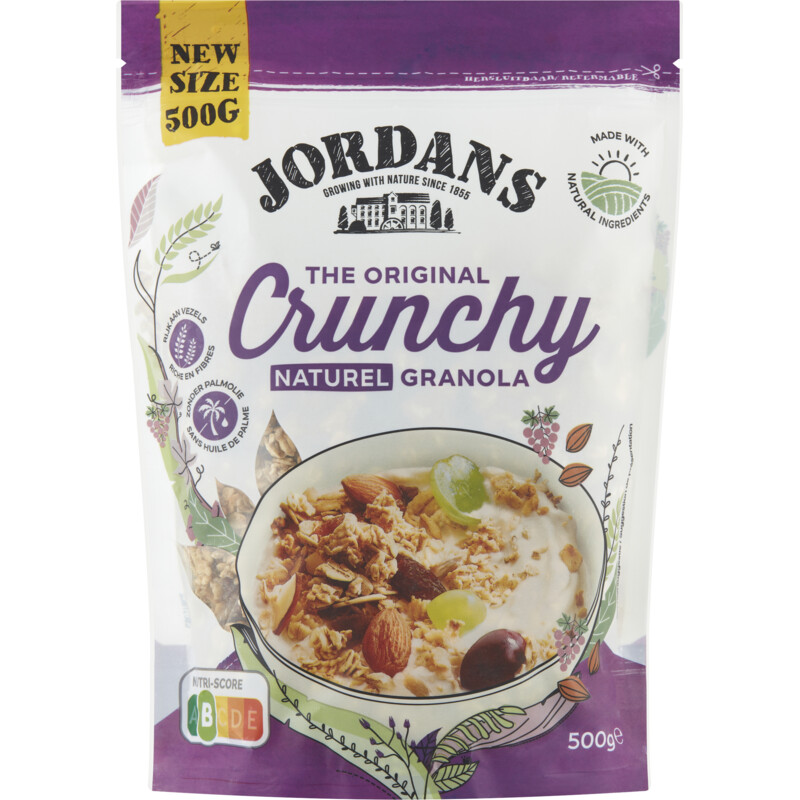 Een afbeelding van Jordans Crunchy naturel granola