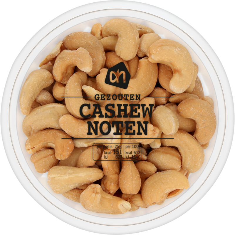 Een afbeelding van AH Cashewnoten gezouten