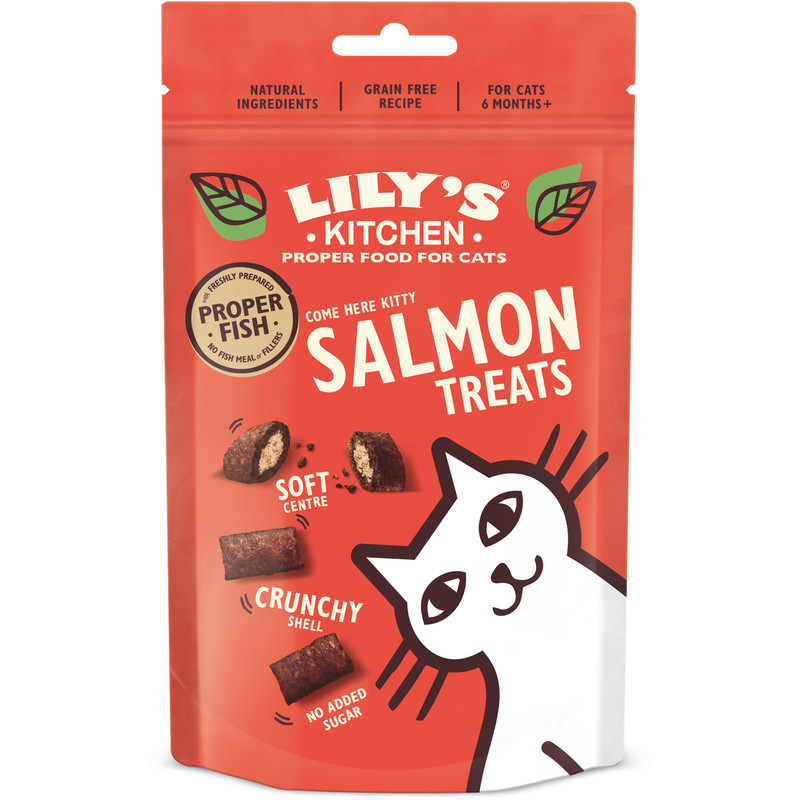 Een afbeelding van Lily's Kitchen Cat let me cuddle you salmon treats