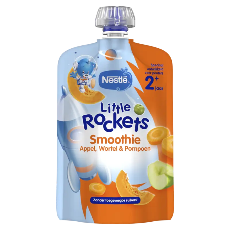 Nestlé Little Rockets Knijpfruit pompoen 2+