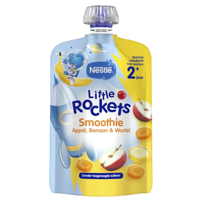Nestlé Little Rockets Knijpfruit banaan 2+