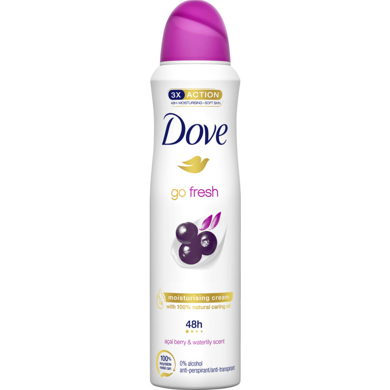 Een afbeelding van Dove Aa berry & waterlily deodorant spray