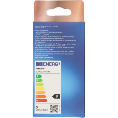 pdp-image-Philips Smart led kaars gekleurd E14 40W