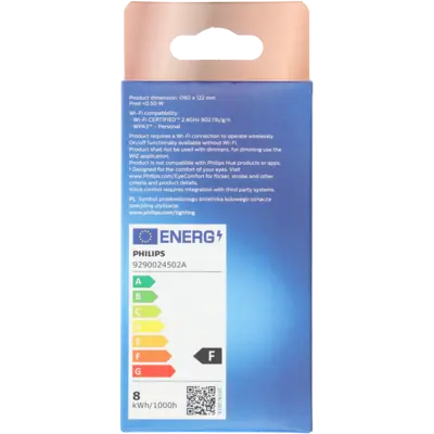 pdp-image-Philips Smart led standaard dimbaar E27 60W
