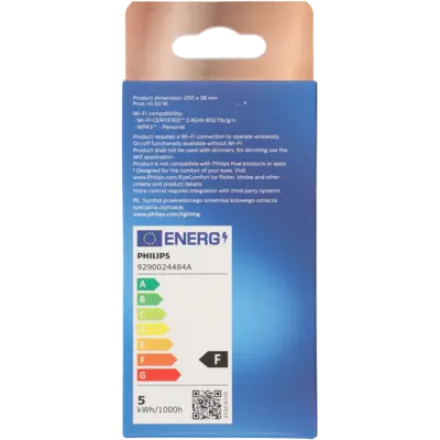 pdp-image-Philips Smart led spot gekleurd GU10 50W
