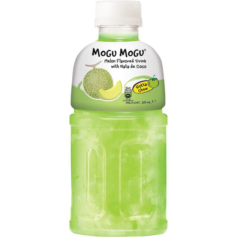 Een afbeelding van Mogu Mogu Meloen fles