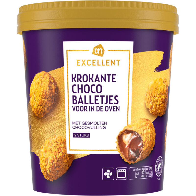 Een afbeelding van AH Excellent Krokante chocoballetjes